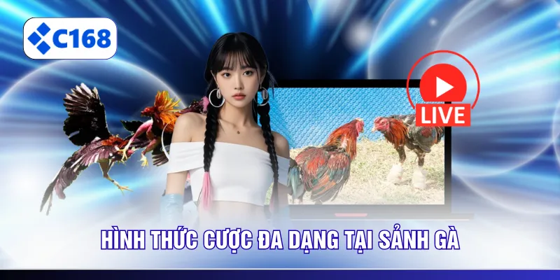 Hình thức cược đa dạng tại sảnh gà